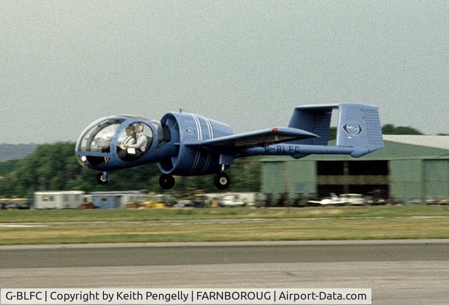 G-BLFC, 1984 Optica Industries OA7 Optica C/N 003, Optica Industries Ltd G-BLFC Farnborough late 1980's