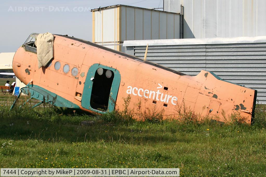 7444, Antonov An-2 C/N 1G74-44, Has received a coat of paint & was in use with the local para-club.