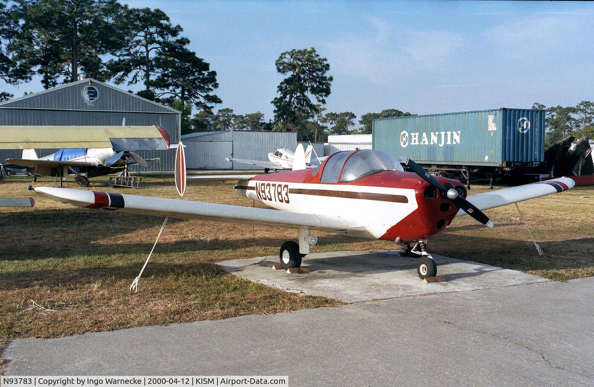 N93783, 1946 Erco 415C Ercoupe C/N 1106, ERCO Ercoupe 415-C at Kissimmee airport, close to the Flying Tigers Aircraft Museum