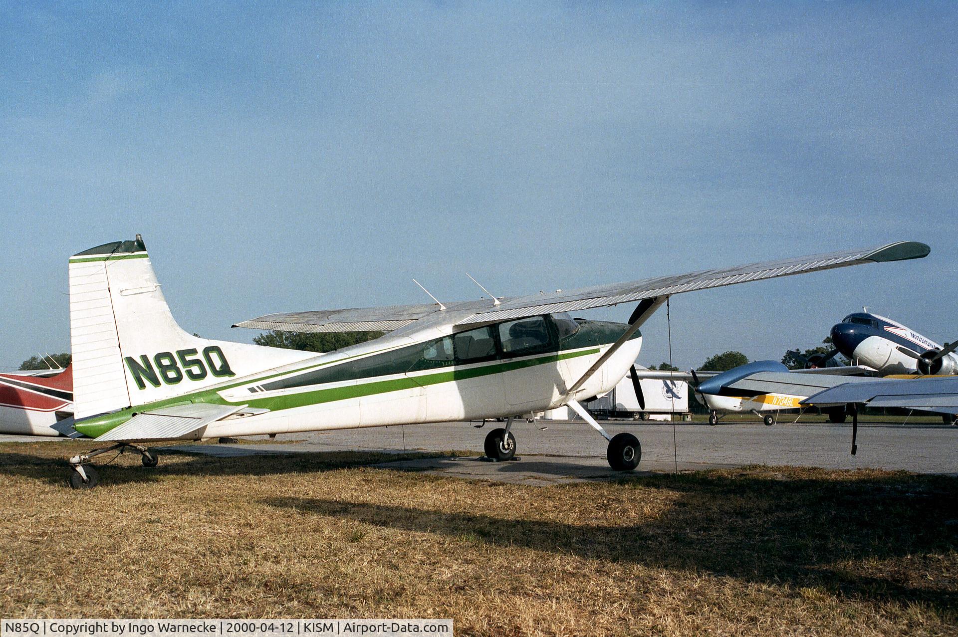 N85Q, 1978 Cessna A185F Skywagon 185 C/N 18503703, Cessna A185F Skywagon at Kissimmee airport, close to the Flying Tigers Aircraft Museum