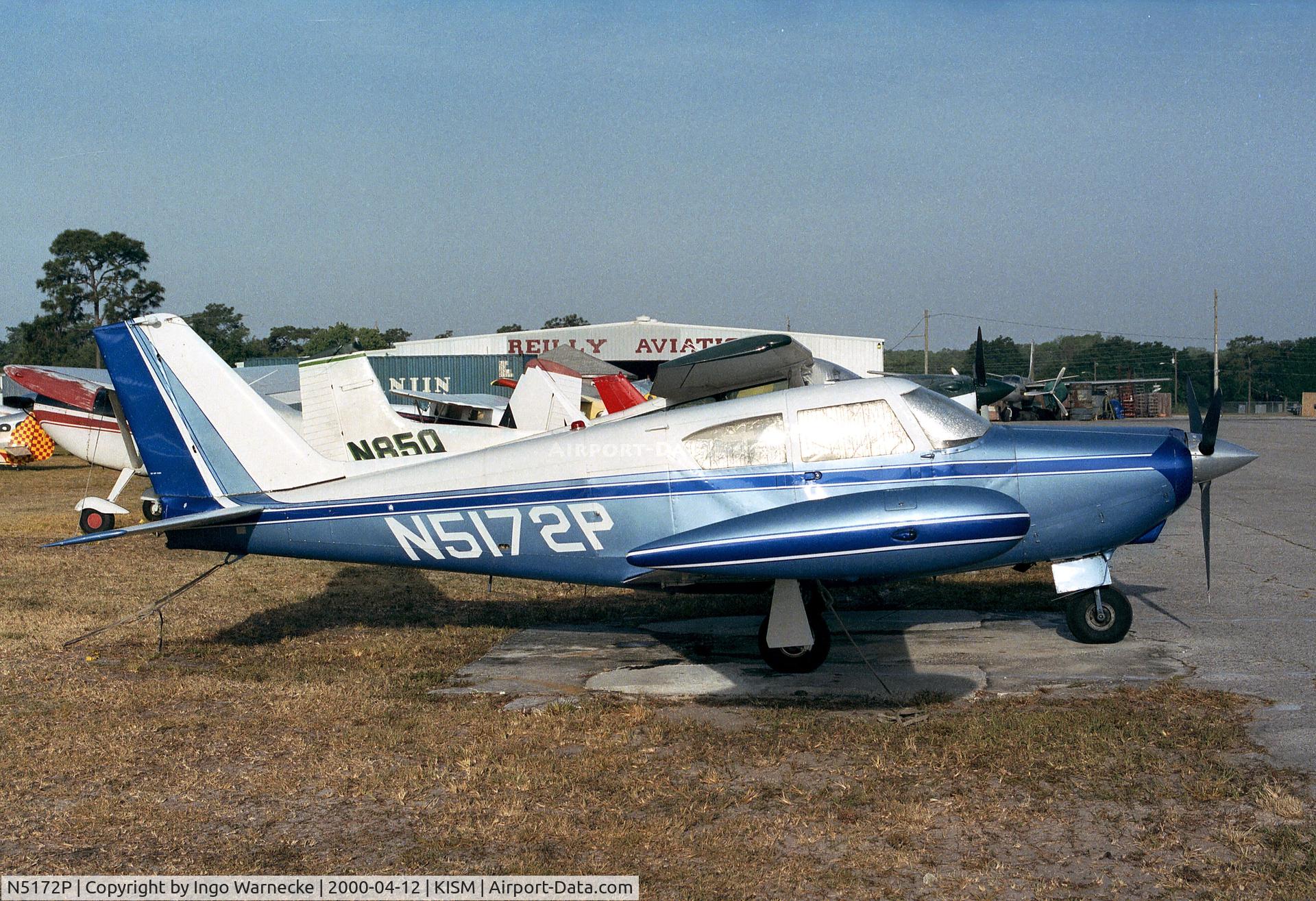 N5172P, 1958 Piper PA-24-250 Comanche C/N 24-191, Piper PA-24-250 Comanche at Kissimmee airport, close to the Flying Tigers Aircraft Museum