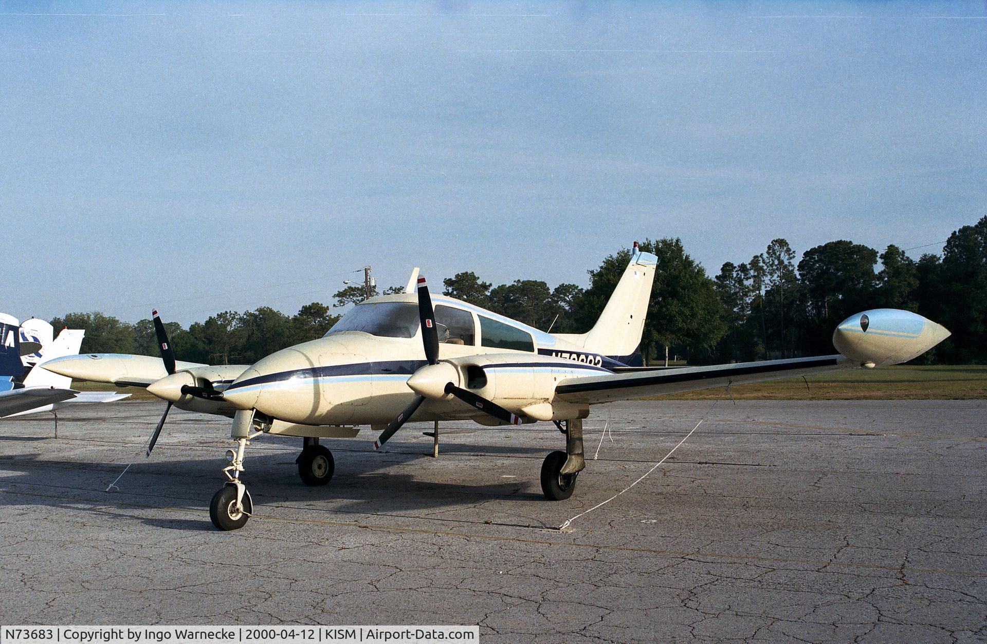 N73683, 1969 Cessna 310N C/N 310N-0014, Cessna 310N at Kissimmee airport, close to the Flying Tigers Aircraft Museum