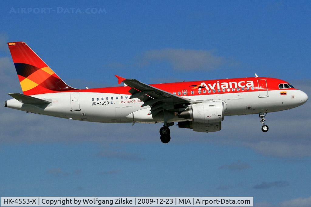 HK-4553-X, 2008 Airbus A319-115LR C/N 3467, visitor