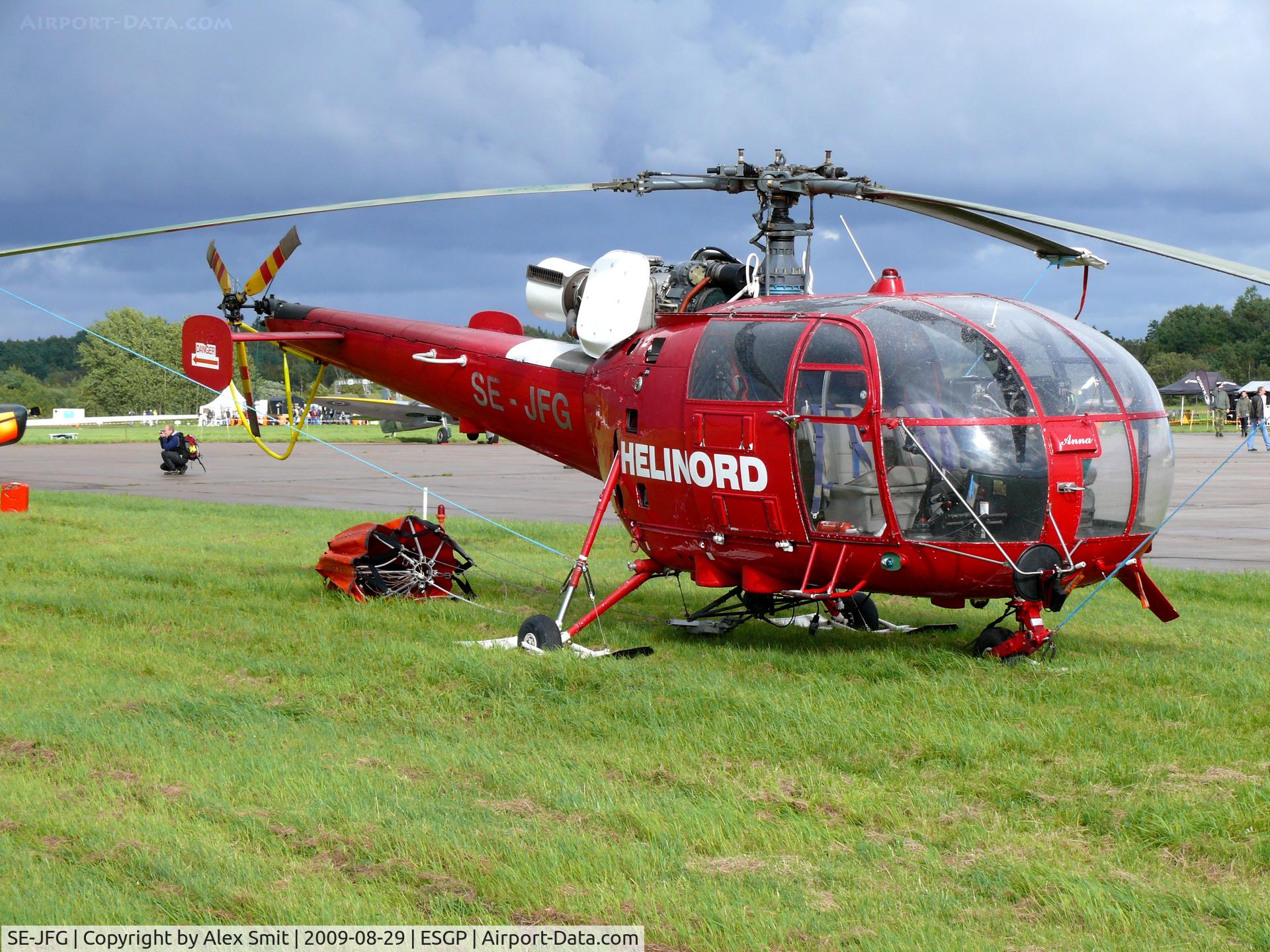 SE-JFG, IAR SA-316B Alouette III C/N 5377, Sud Aviation Se316B Alouette III SE-JFC Helinord