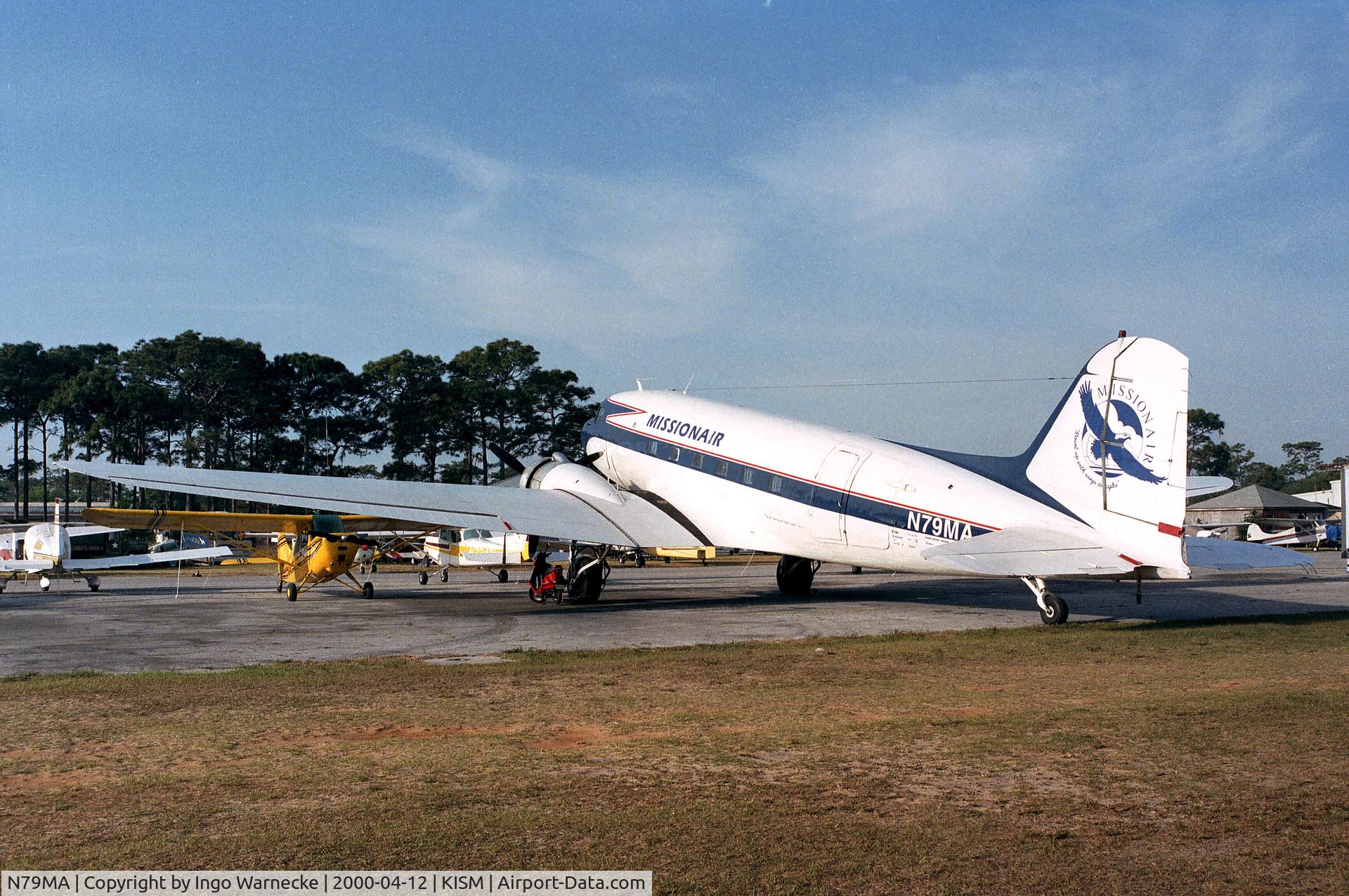 N79MA, 1941 Douglas DC-3 C/N 4089, Douglas DC-3 of MissionAir at Kissimmee airport, close to the Flying Tigers Aircraft Museum