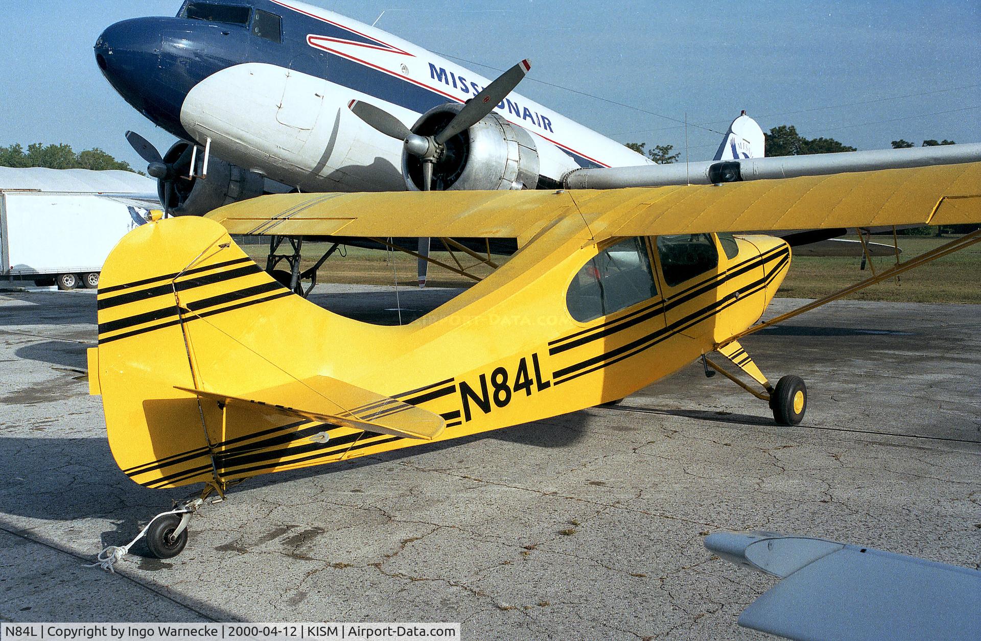 N84L, 1946 Champion S7DC C/N 7DC-3228, Champion S7DC at Kissimmee airport, close to the Flying Tigers Aircraft Museum