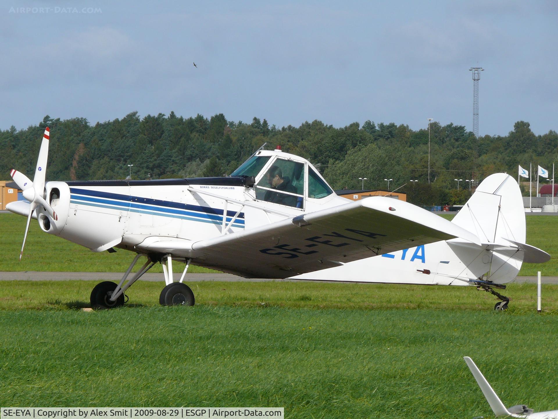 SE-EYA, 1966 Piper Piper PA-25 Pawnee C/N 25-3676, Piper Pa25 Pawnee SE-EYA Boras Segelflygklubb