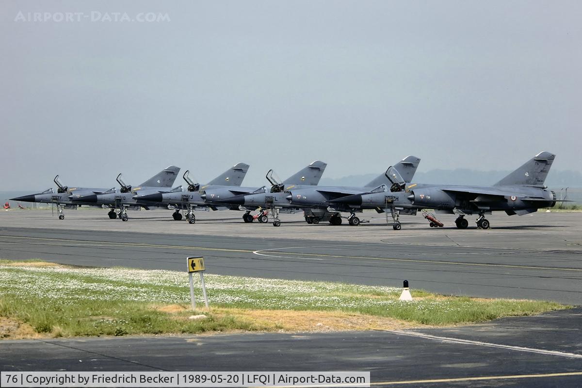 76, Dassault Mirage F.1C C/N 76, Flightline at Cambrai
