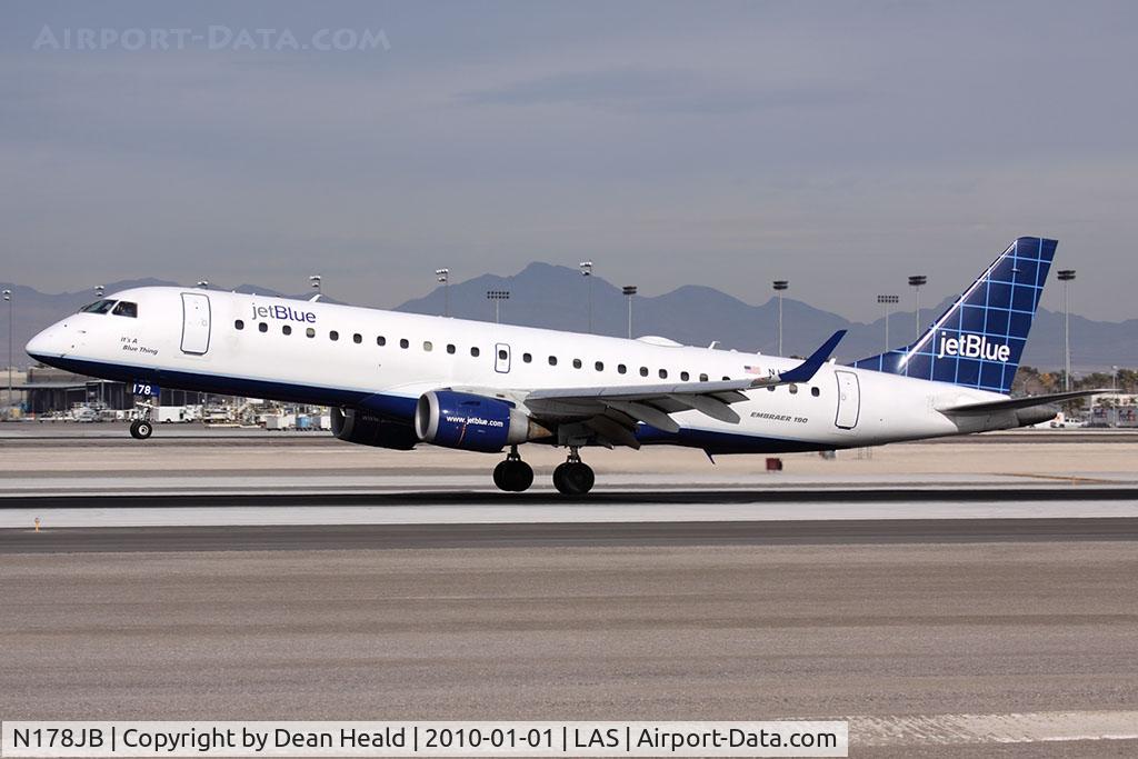 N178JB, 2005 Embraer 190AR (ERJ-190-100IGW) C/N 19000004, jetBlue Airways 