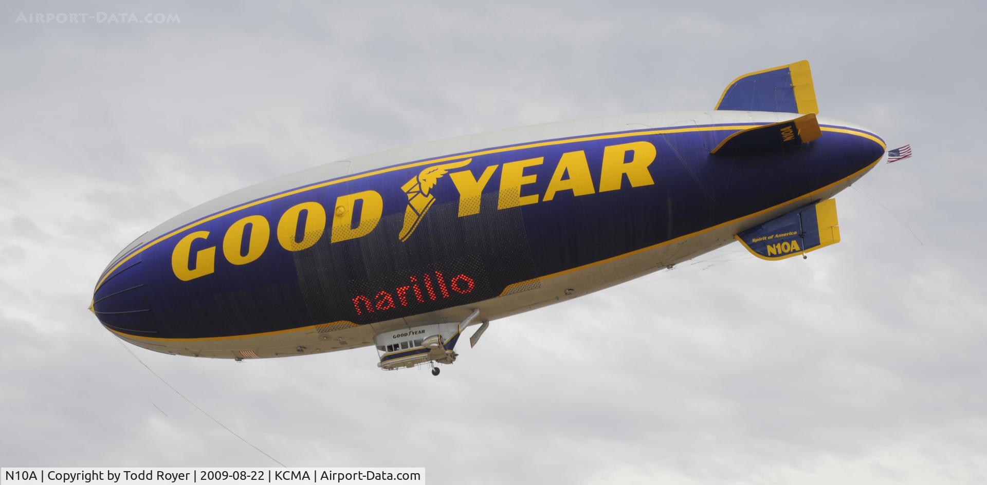 N10A, 1979 Goodyear GZ-20A C/N 4117, CAMARILLO AIR SHOW 2009