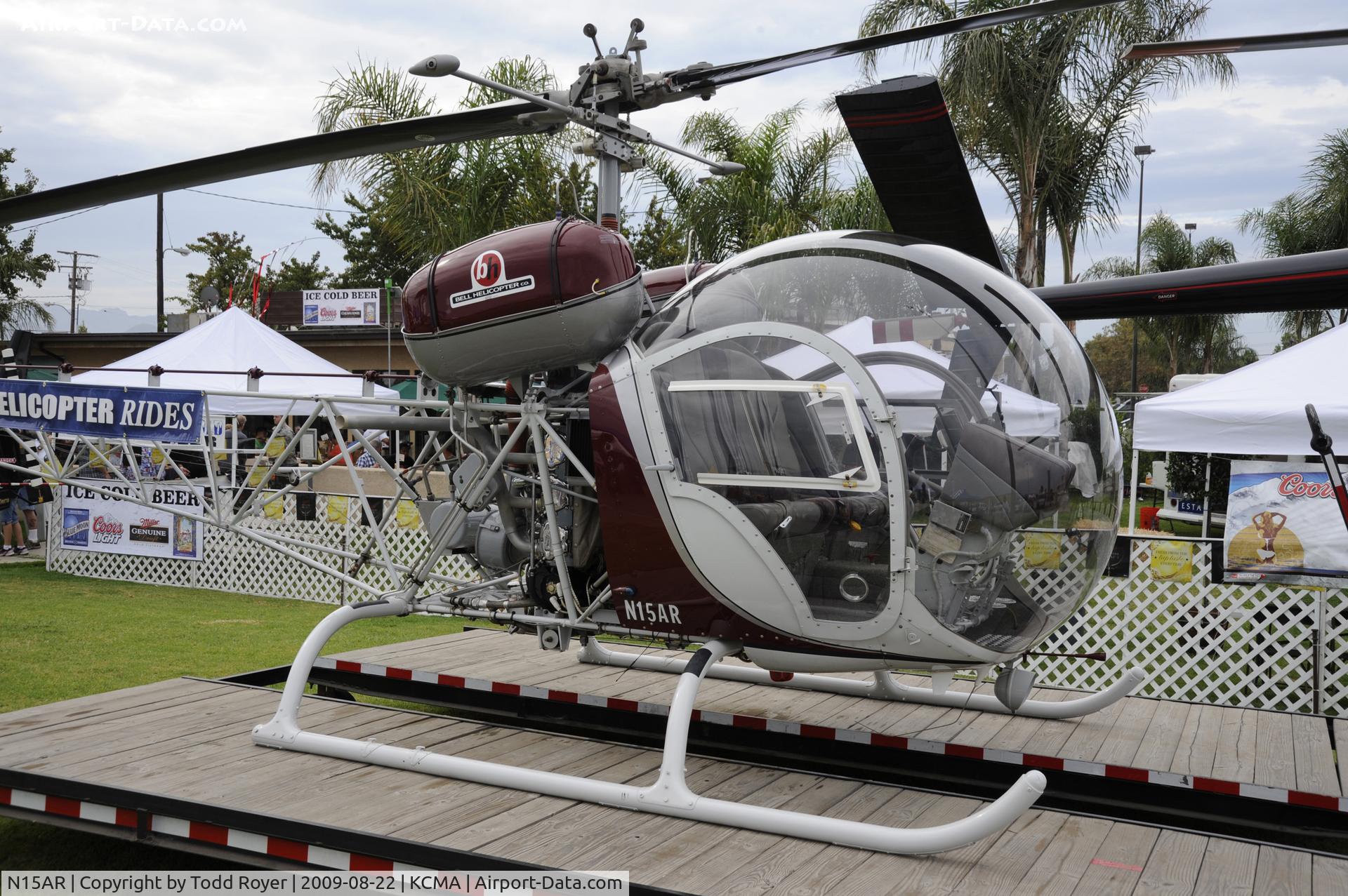 N15AR, 1963 Bell 47G-3B-1 Sioux C/N 2815, CAMARILLO AIR SHOW 2009