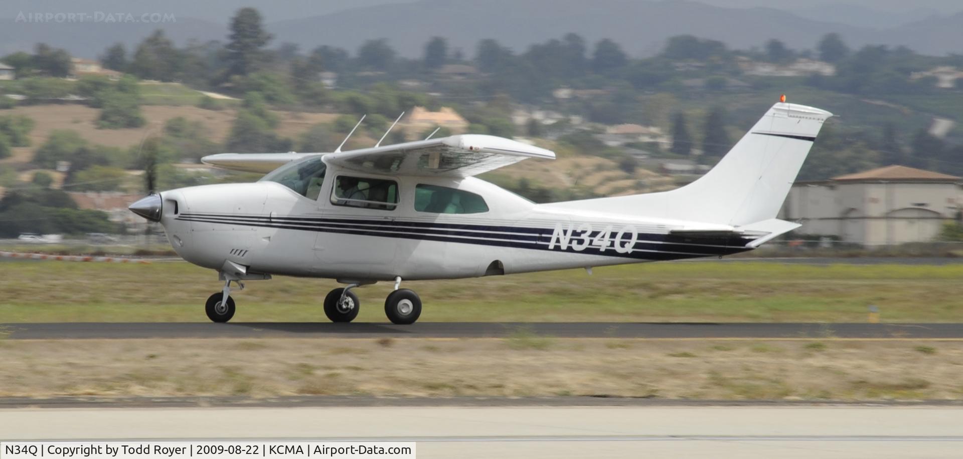 N34Q, 1973 Cessna 210L Centurion C/N 21060073, CAMARILLO AIR SHOW 2009