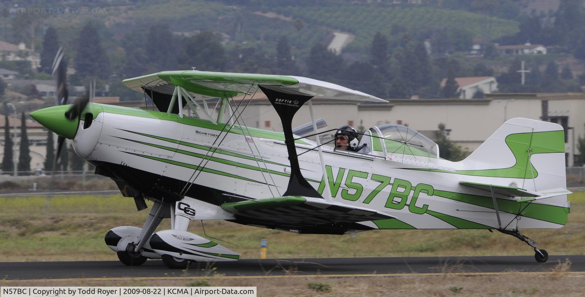 N57BC, 2001 Aviat Pitts S-2C Special C/N 6042, CAMARILLO AIR SHOW 2009