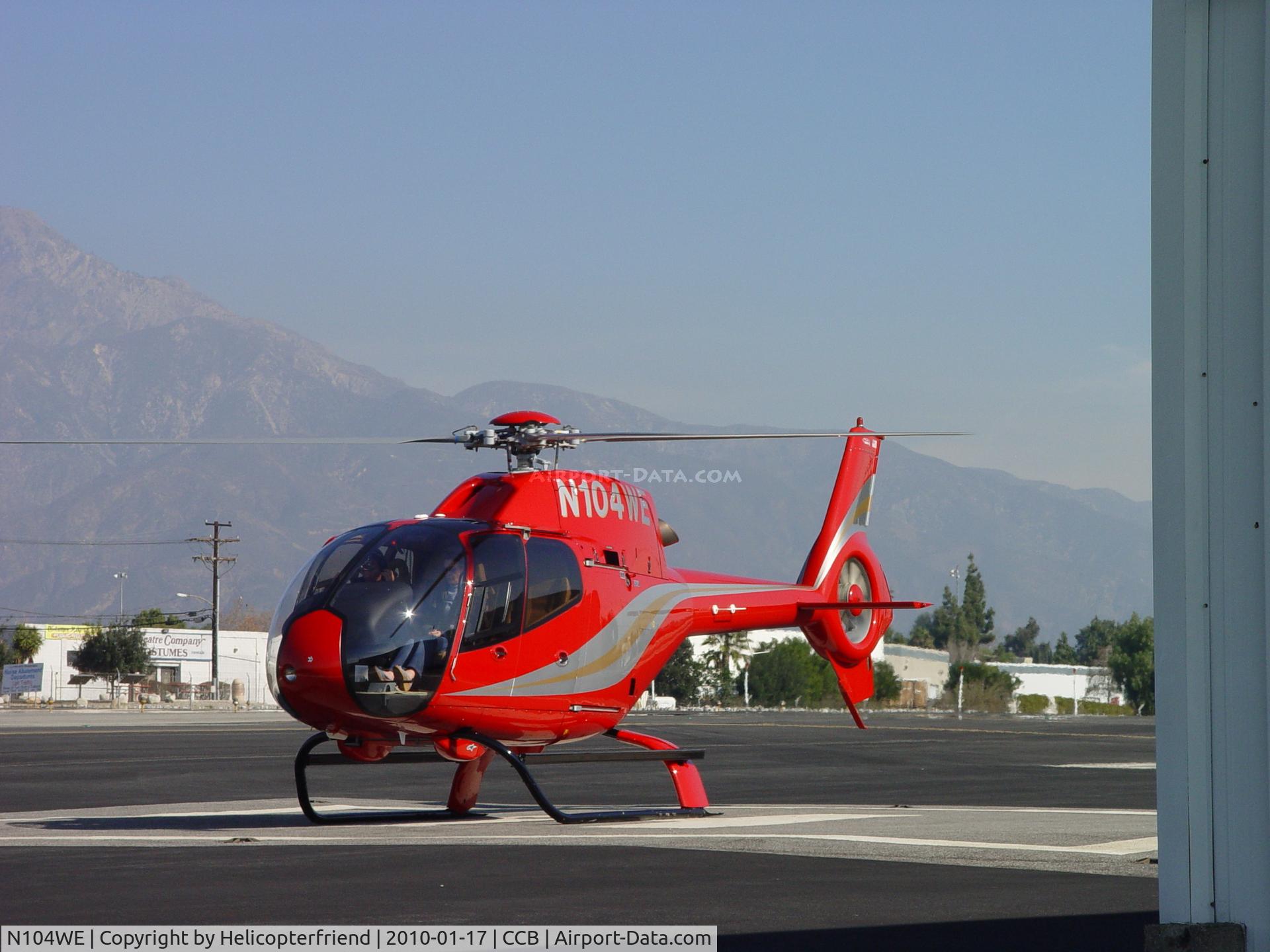N104WE, 2006 Eurocopter EC-120B Colibri C/N 1445, Preparing for lift off