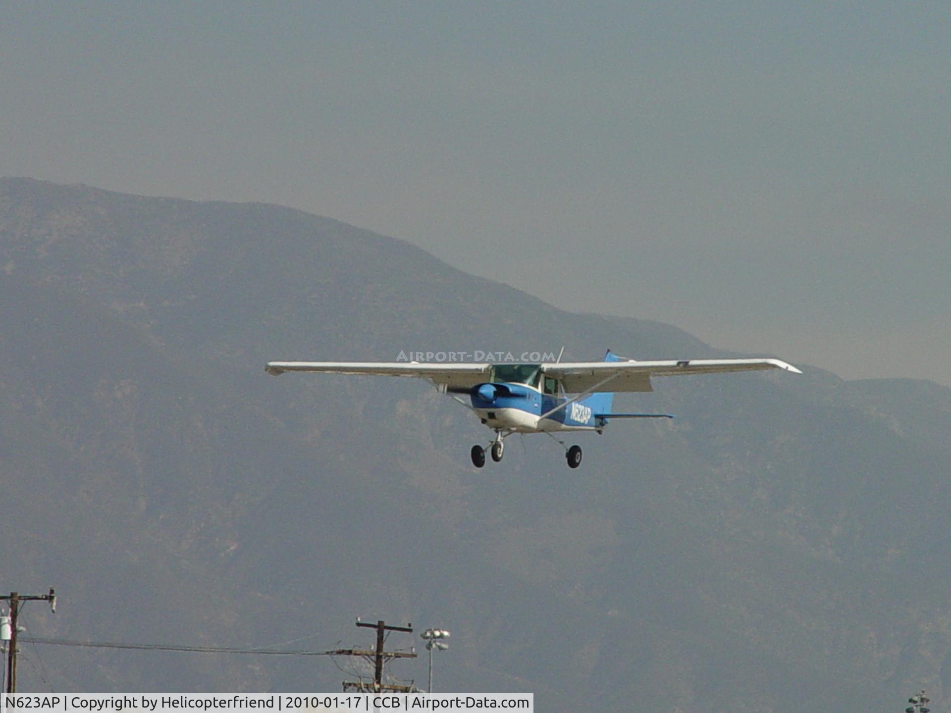 N623AP, 1969 Cessna 150J C/N 15070915, On final to runway 24