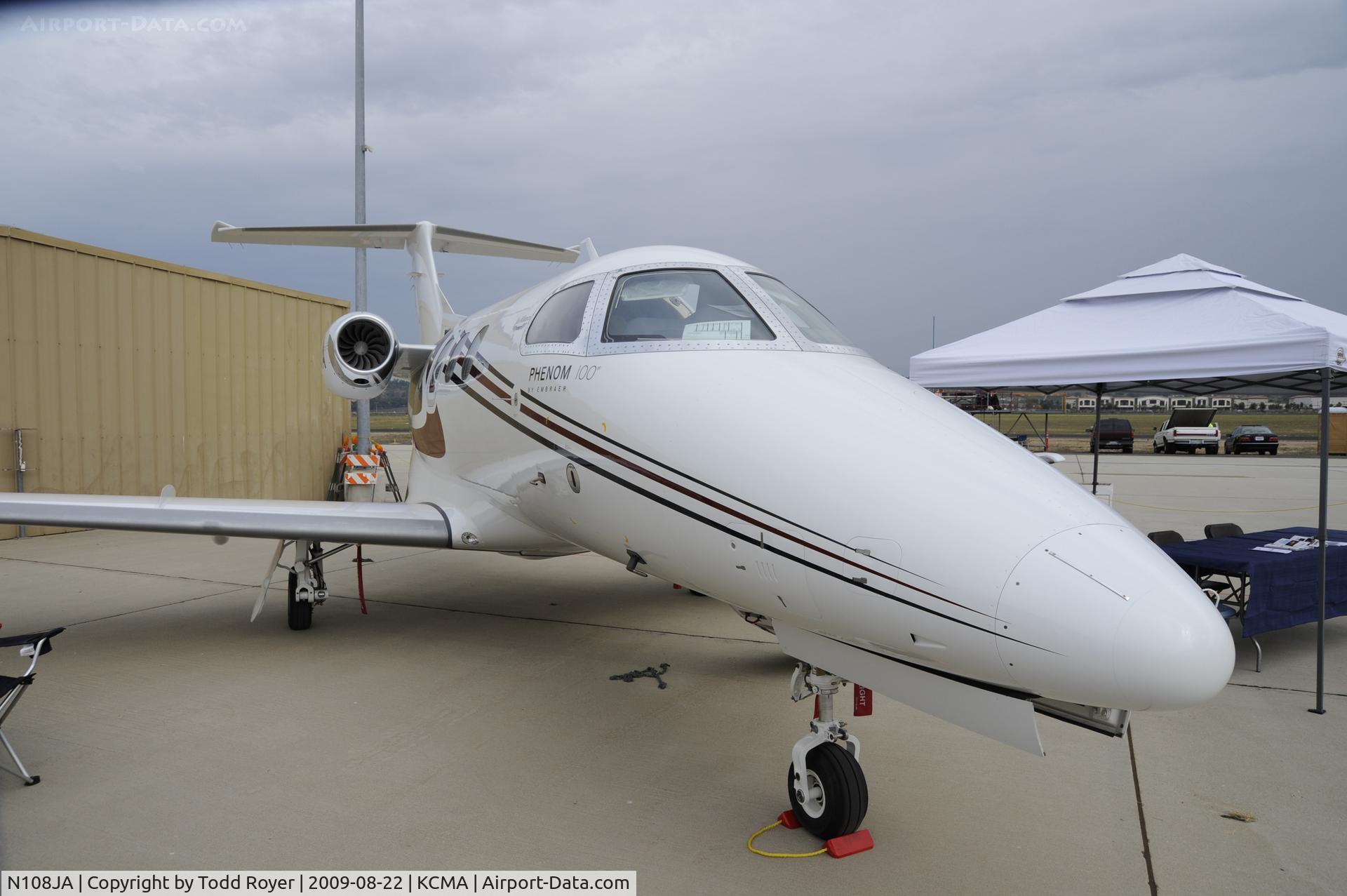 N108JA, 2009 Embraer EMB-500 Phenom 100 C/N 50000023, CAMARILLO AIR SHOW 2009