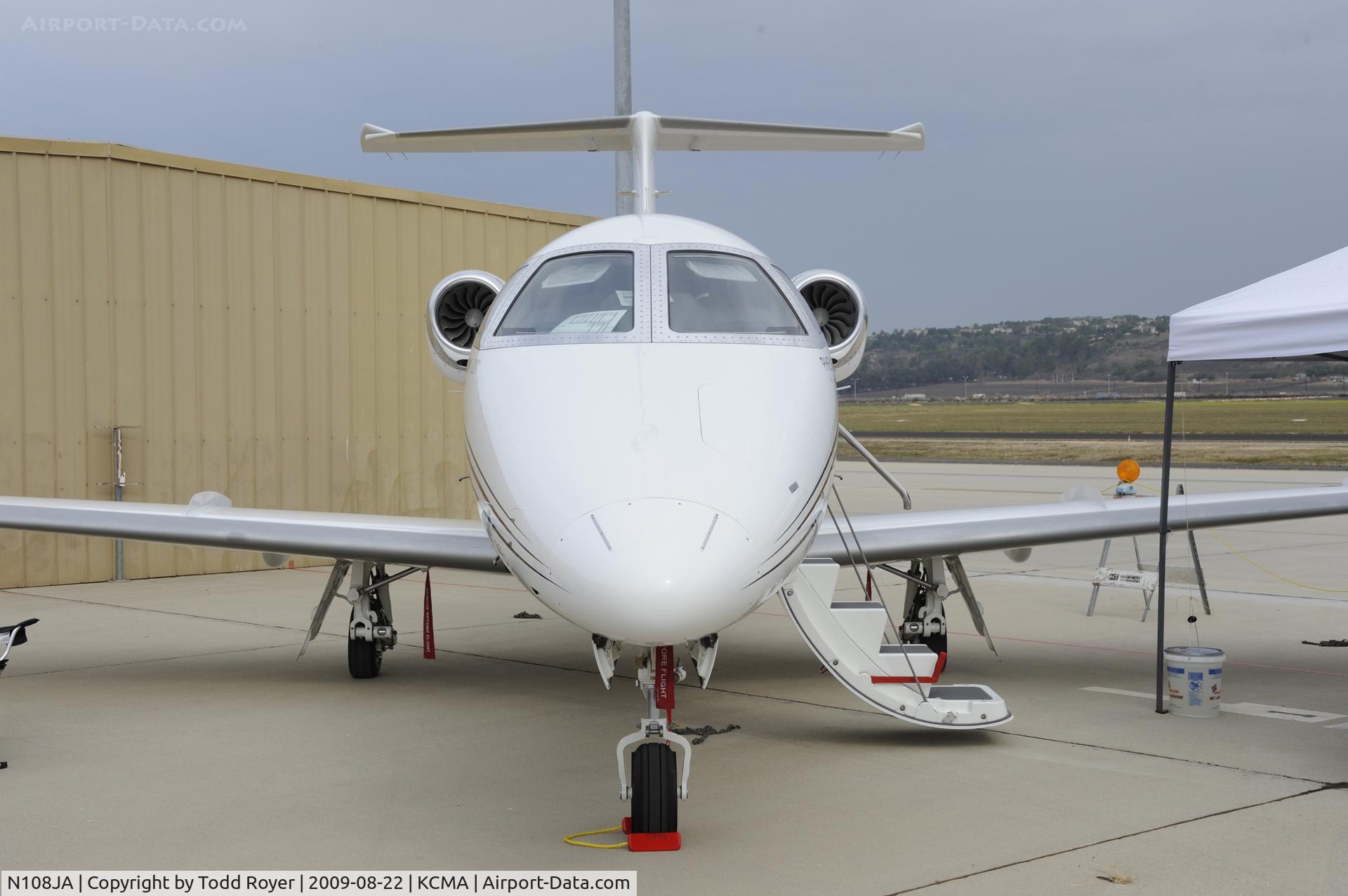 N108JA, 2009 Embraer EMB-500 Phenom 100 C/N 50000023, CAMARILLO AIR SHOW 2009