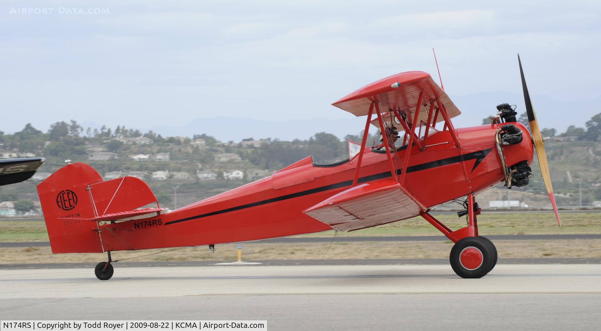 N174RS, 1936 Fleet 7B C/N 62, CAMARILLO AIR SHOW 2009