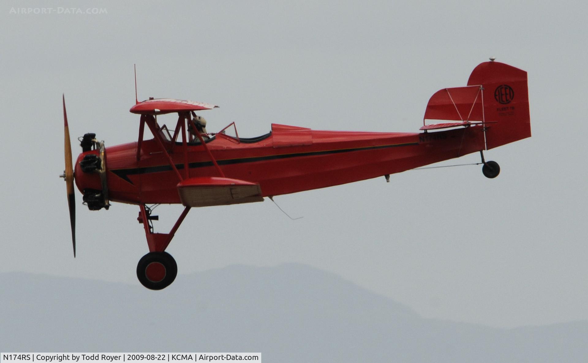 N174RS, 1936 Fleet 7B C/N 62, CAMARILLO AIR SHOW 2009