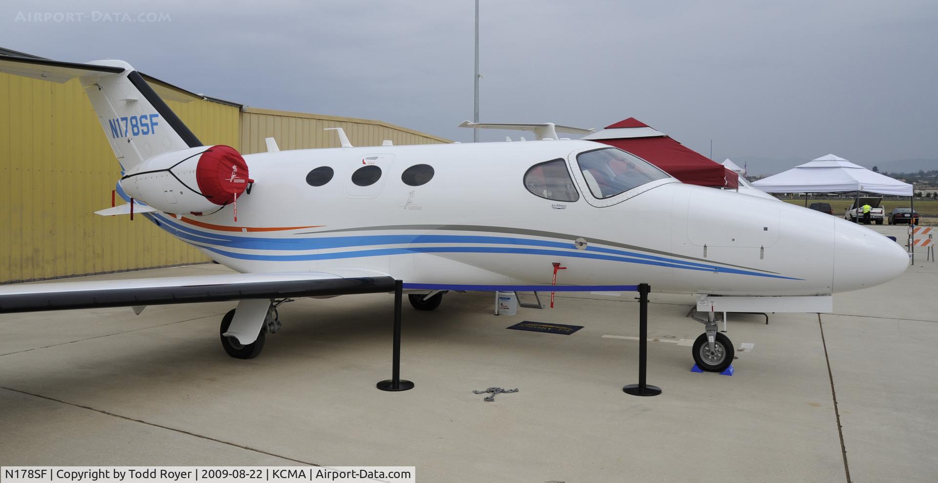 N178SF, 2008 Cessna 510 Citation Mustang C/N 510-0128, CAMARILLO AIR SHOW 2009