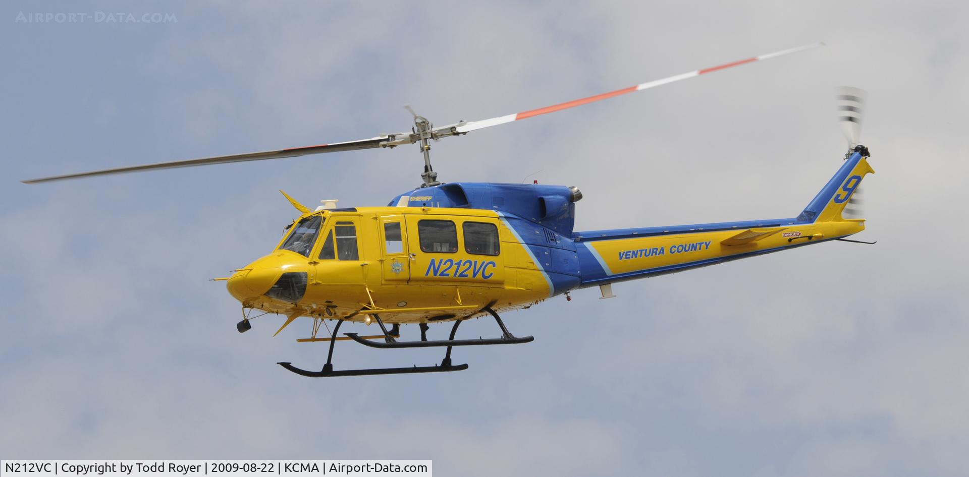 N212VC, 1975 Bell 212 C/N 30693, CAMARILLO AIR SHOW 2009