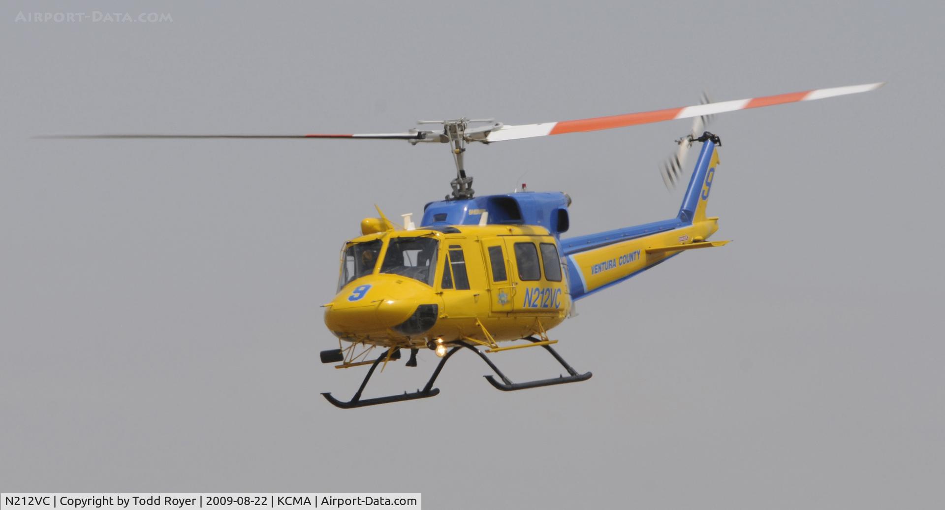 N212VC, 1975 Bell 212 C/N 30693, CAMARILLO AIR SHOW 2009