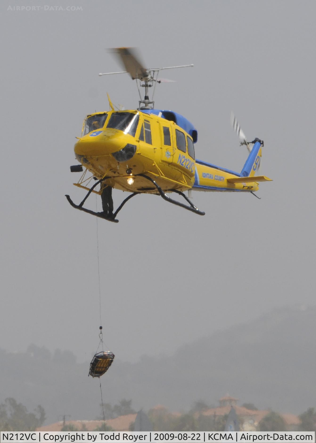 N212VC, 1975 Bell 212 C/N 30693, CAMARILLO AIR SHOW 2009