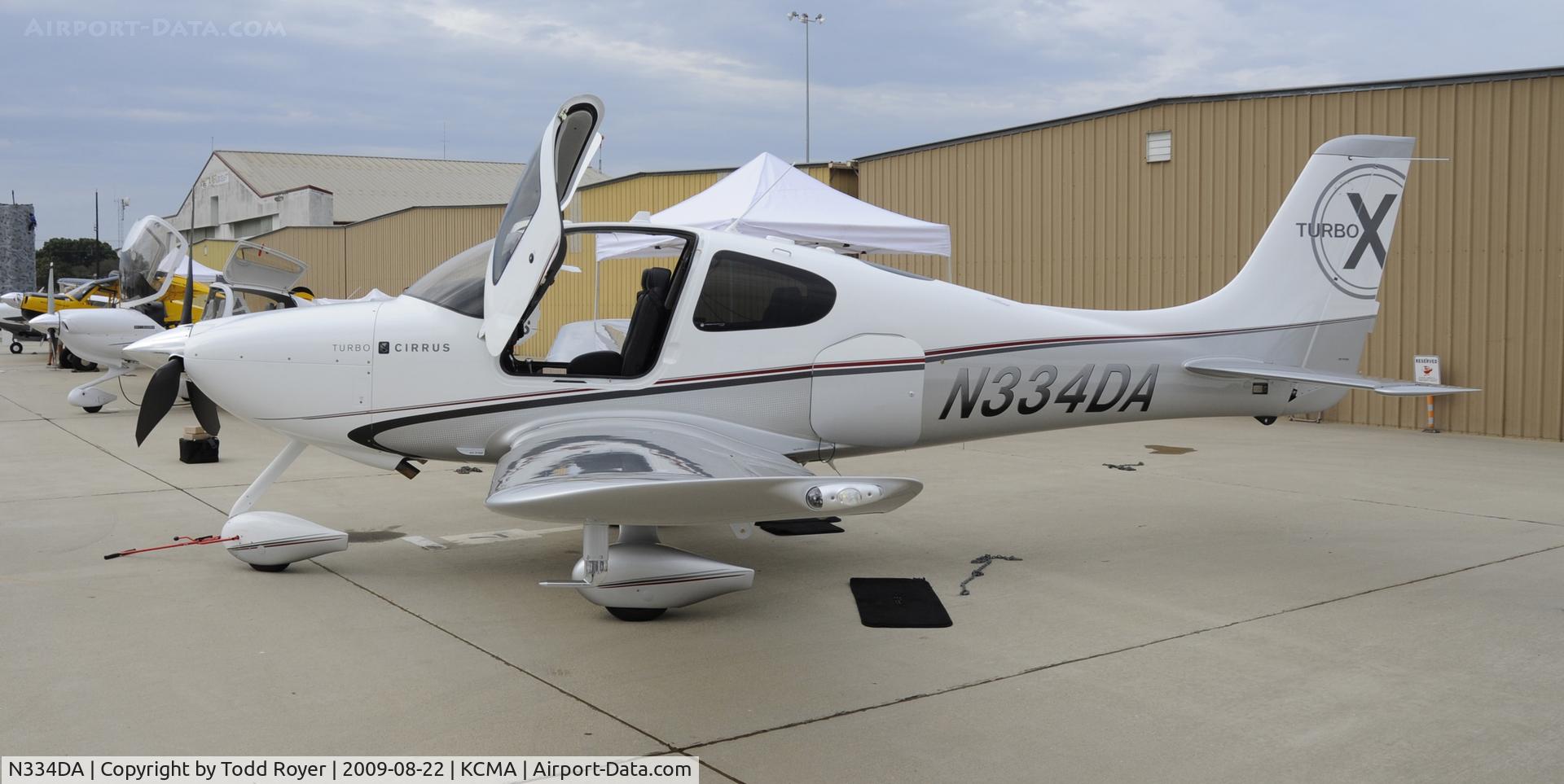 N334DA, Cirrus SR22X Turbo C/N 3396, CAMARILLO AIR SHOW 2009