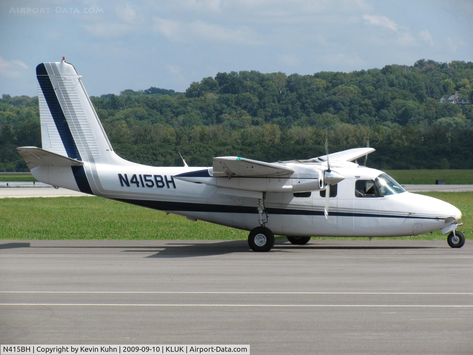 N415BH, 1960 Aero Commander 500-B C/N 500B-918-5, Bravo Hotel hauling cargo