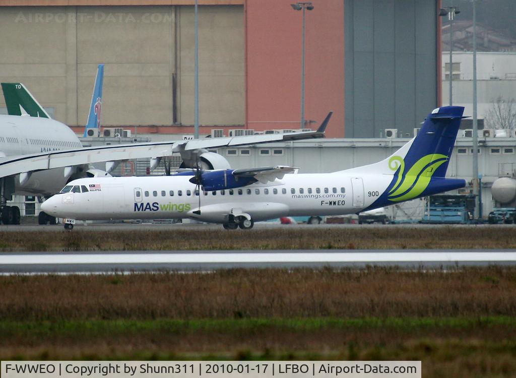 F-WWEO, 2010 ATR 72-212A C/N 900, C/n 0900 - To be 9M-MWH