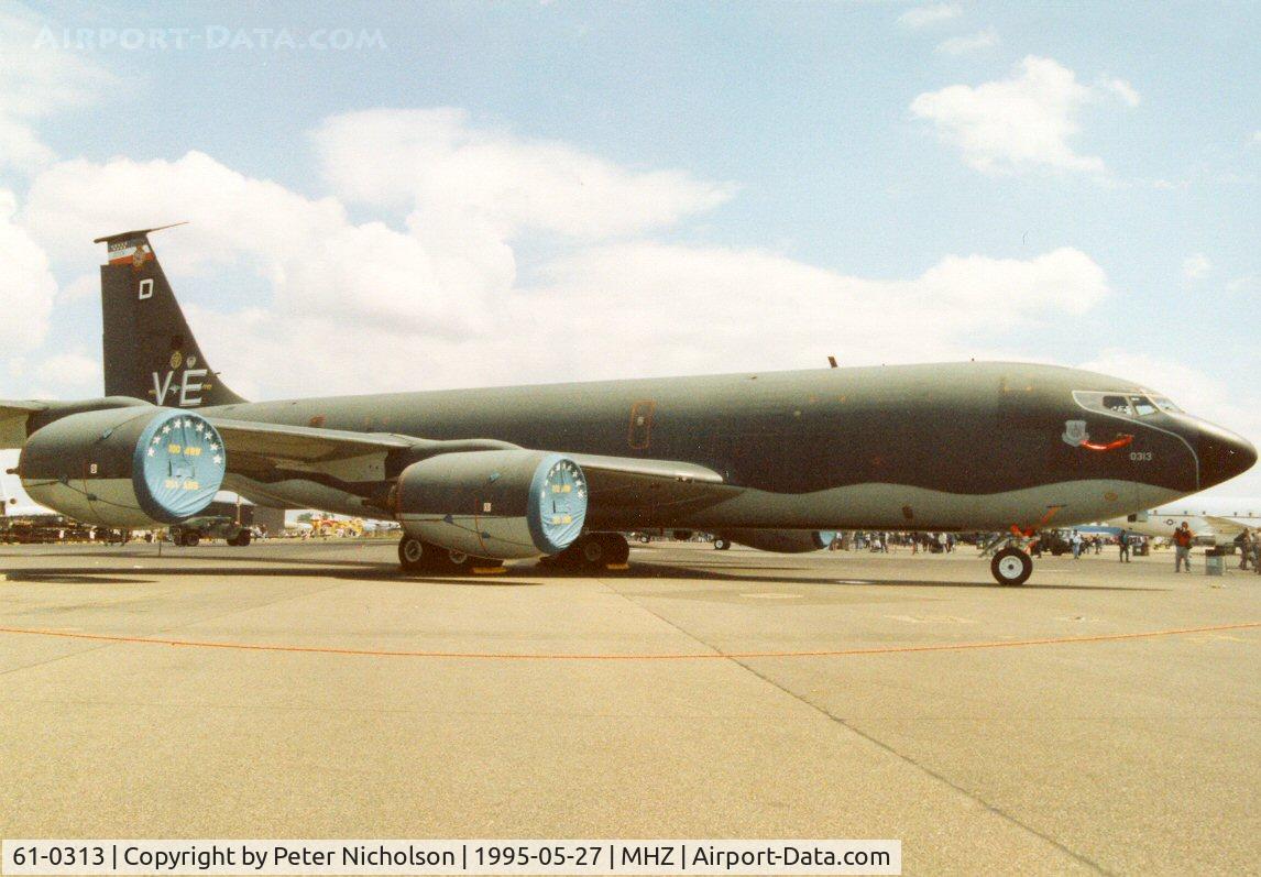 61-0313, 1961 Boeing KC-135R Stratotanker C/N 18220, KC-135R Stratotanker 