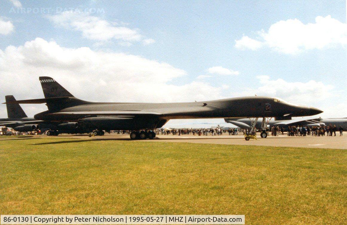 86-0130, 1986 Rockwell B-1B Lancer C/N 90, B-1B Lancer 