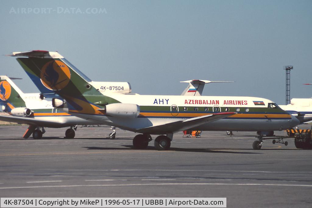 4K-87504, Yakovlev Yak-40 C/N 9510640, This aircraft was written off during May 1997.