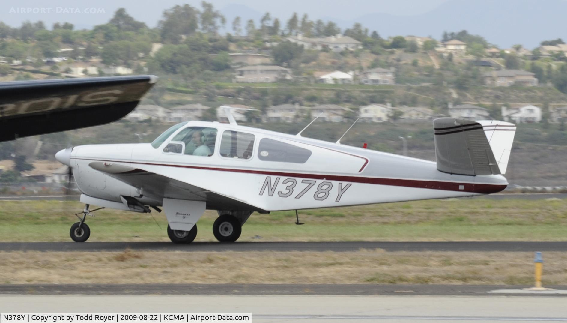 N378Y, 1951 Beech B35 Bonanza C/N D-2680, CAMARILLO AIR SHOW 2009