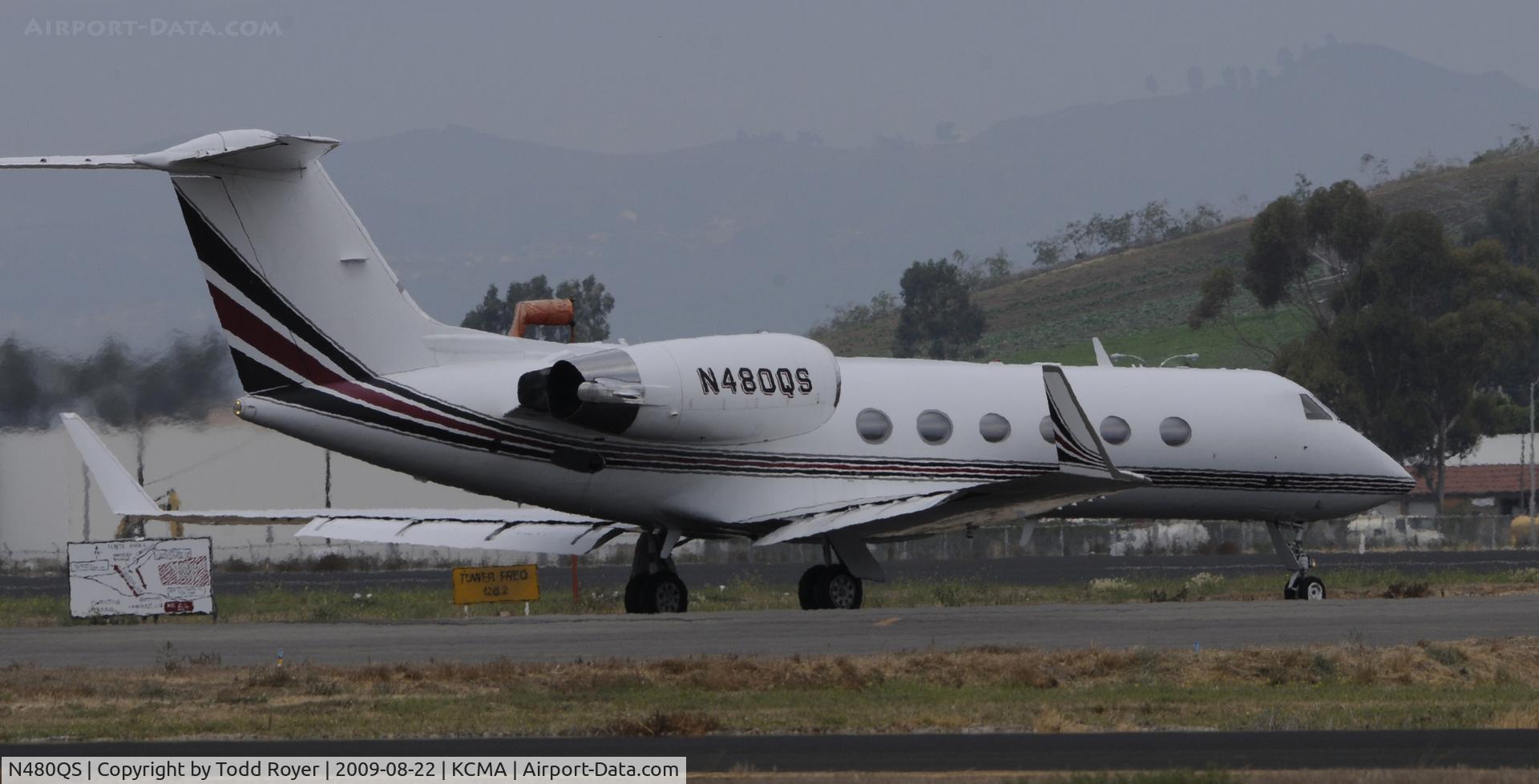 N480QS, 1999 Gulfstream Aerospace G-IV C/N 1380, CAMARILLO AIR SHOW 2009