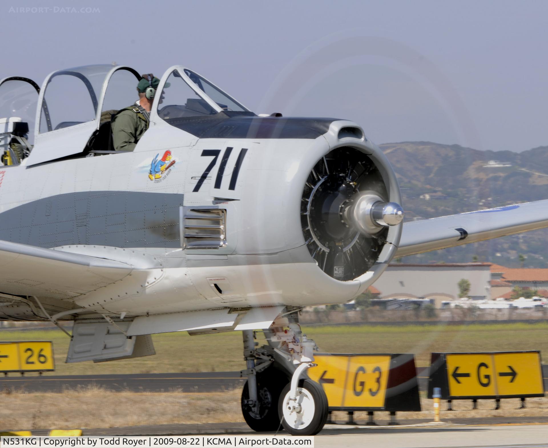 N531KG, 1954 North American T-28C Trojan Trojan C/N 226-108, CAMARILLO AIR SHOW 2009