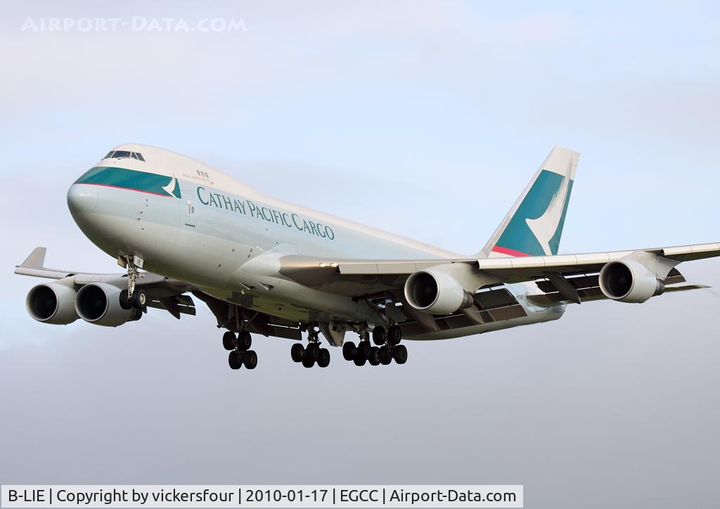B-LIE, 2009 Boeing 747-467ERF C/N 36870, Cathay Pacific Cargo. B747-467F(SCD) (c/n 36870).