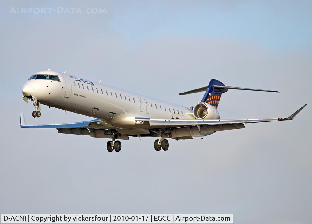 D-ACNI, 2009 Bombardier CRJ-900 NG (CL-600-2D24) C/N 15248, EuroWings, operating for Lufthansa. CRJ-900 (c/n 15248).