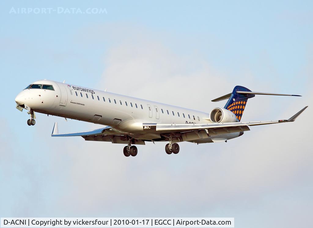 D-ACNI, 2009 Bombardier CRJ-900 NG (CL-600-2D24) C/N 15248, EuroWings, operating for Lufthansa. CRJ-900 (c/n 15248).