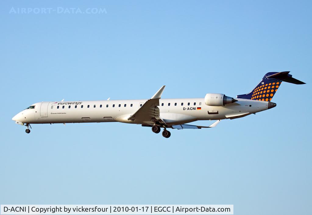 D-ACNI, 2009 Bombardier CRJ-900 NG (CL-600-2D24) C/N 15248, EuroWings, operating for Lufthansa. CRJ-900 (c/n 15248).