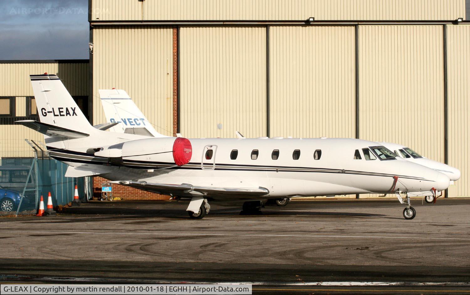 G-LEAX, 2007 Cessna 560XL Citation XLS C/N 560-5712, CESSNA CITATION 560