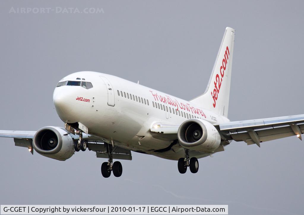 G-CGET, 1995 Boeing 737-33A C/N 27455, Jet2. B737-33A (c/n 27455).