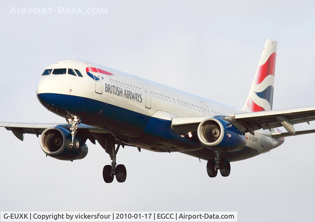 G-EUXK, 2007 Airbus A321-231 C/N 3235, British Airways