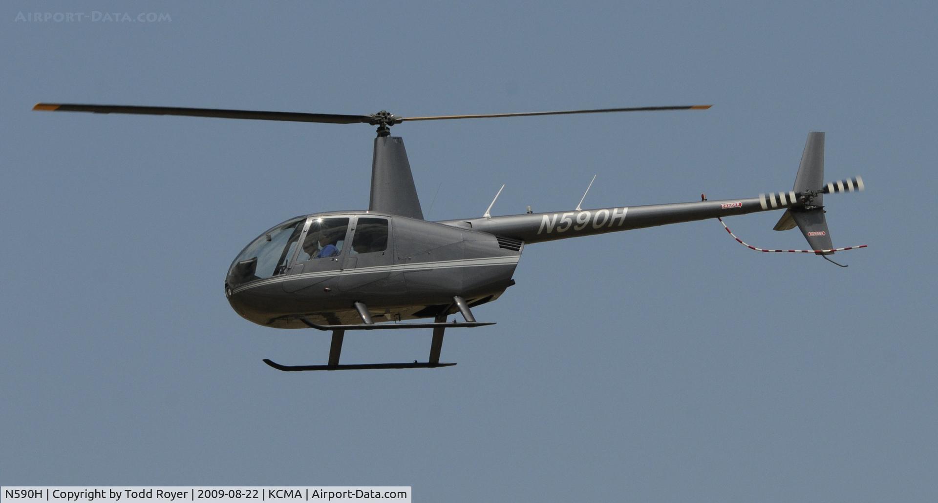 N590H, 2008 Robinson R44 Raven II C/N 12474, CAMARILLO AIR SHOW 2009
