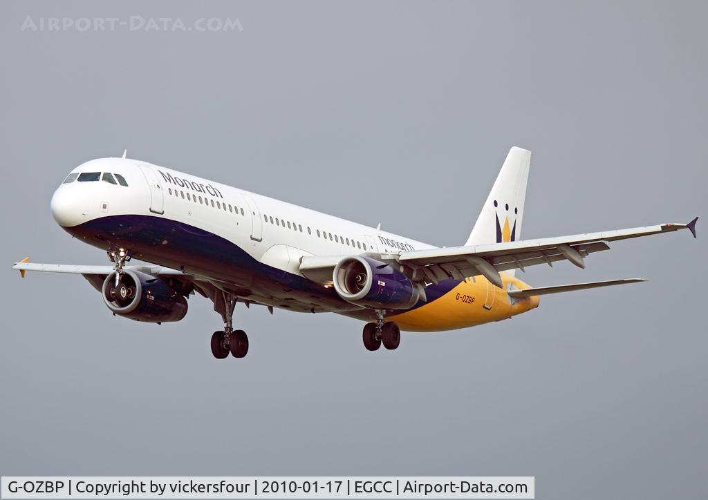 G-OZBP, 2001 Airbus A321-231 C/N 1433, Monarch