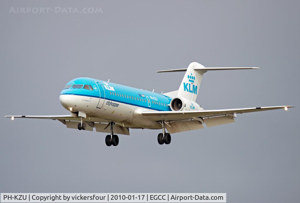 PH-KZU, 1995 Fokker 70 (F-28-0070) C/N 11543, KLM Cityhopper