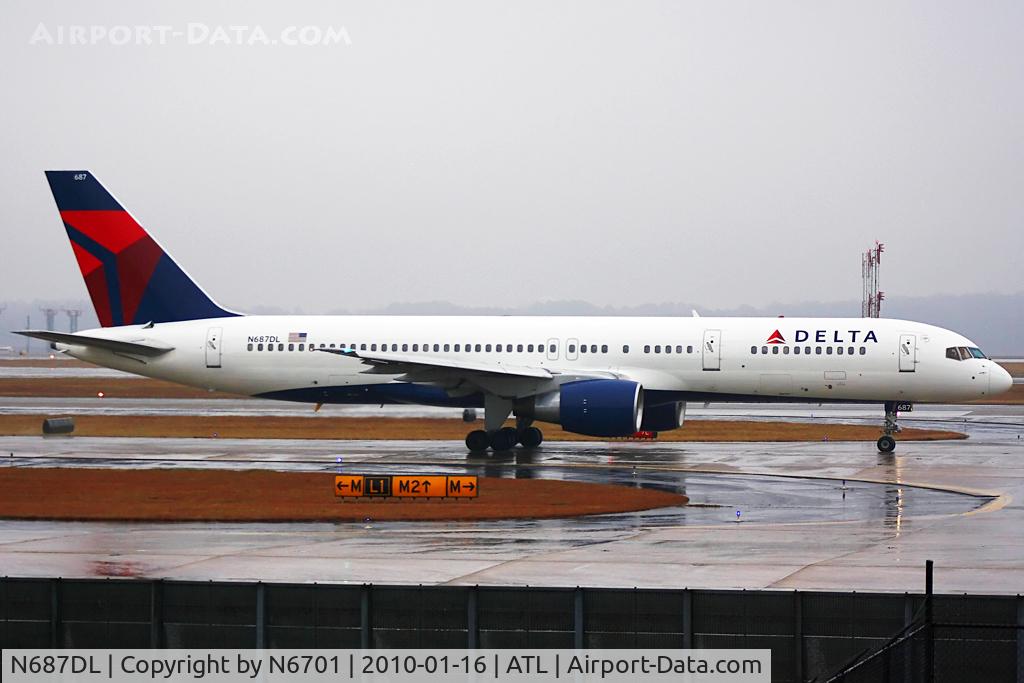 N687DL, 1998 Boeing 757-232 C/N 27586, Delta