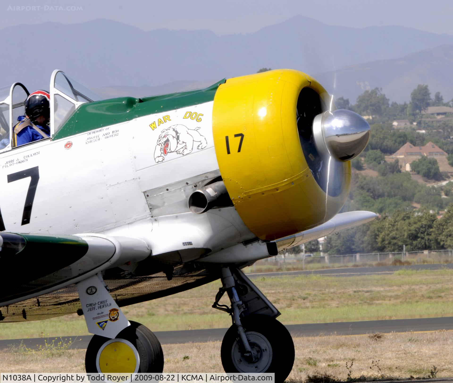 N1038A, 1944 North American SNJ-5 Texan C/N 90917 (121-41633), CAMARILLO AIR SHOW 2009