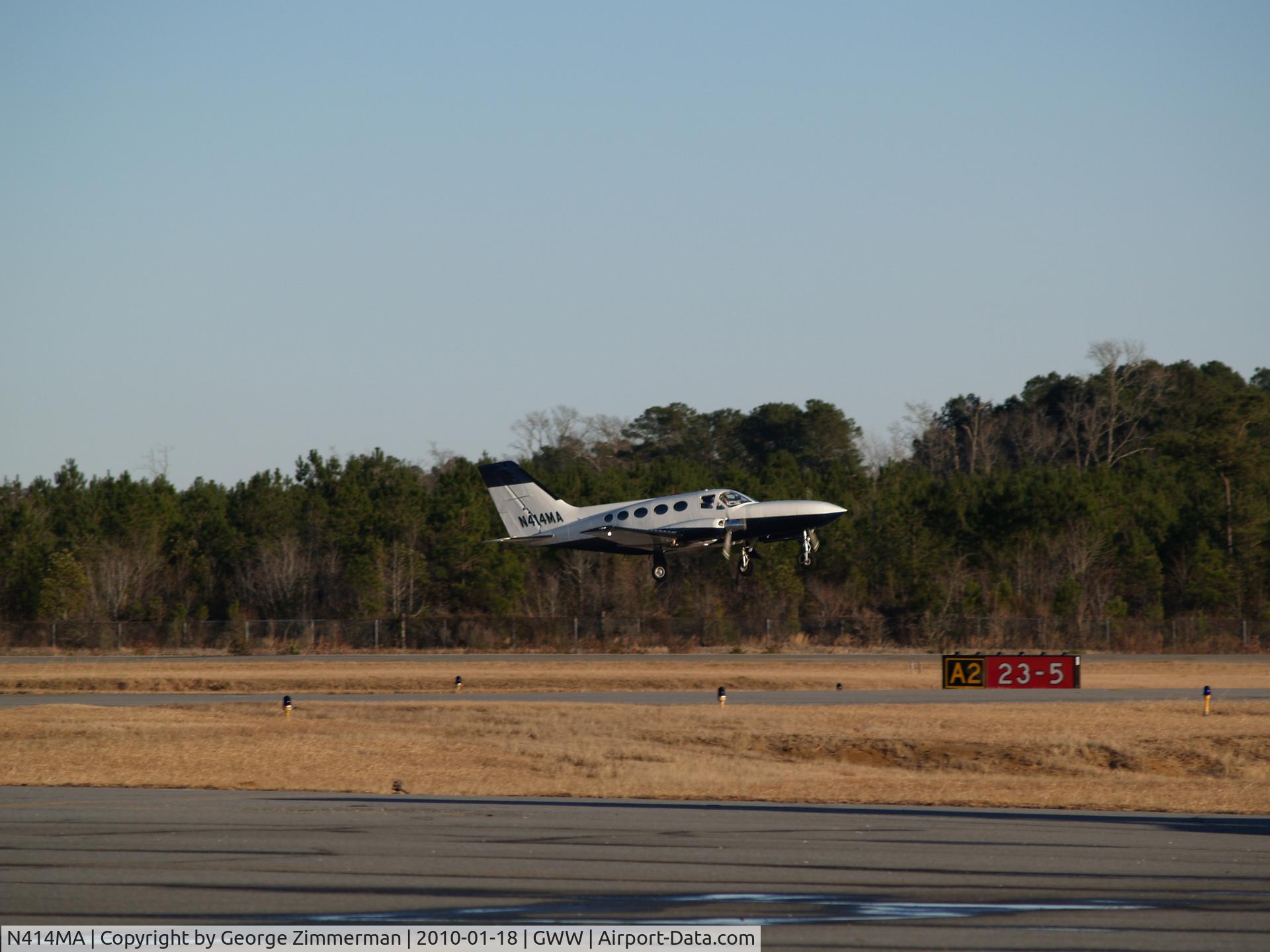 N414MA, 1979 Cessna 414A Chancellor C/N 414A0248, Departure from Goldsboro-Wayne enroute to ferry Haiti earthquake supplies