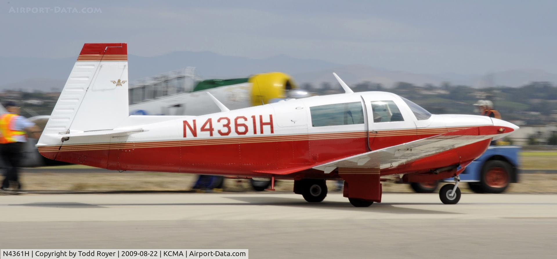 N4361H, 1978 Mooney M20J 201 C/N 24-0720, CAMARILLO AIR SHOW 2009